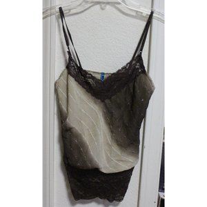 Brown Lace Camisole